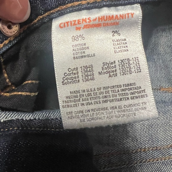 Citizens Of Humanity Women's Dark Blue Flare Jeans - Picture 4 of 9